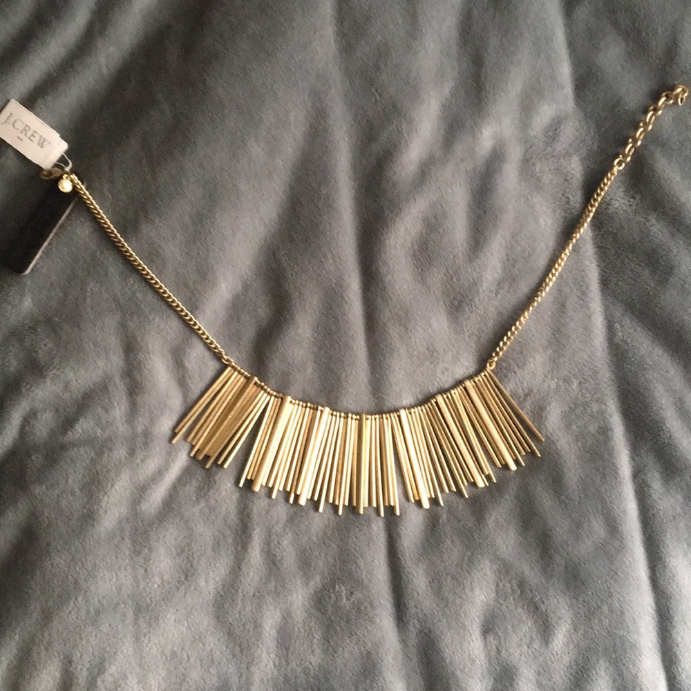 J. Crew Factory Sunburst Statement Necklace